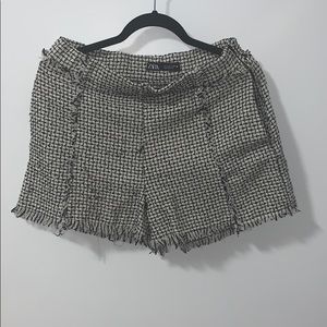 Tweed Shorts